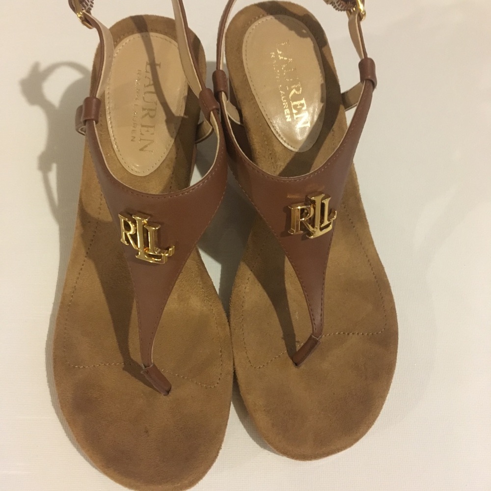 Ralph Lauren woman’s wedge sandals - Picture 3 of 5